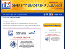 Tablet Screenshot of diversityleadershipalliance.net